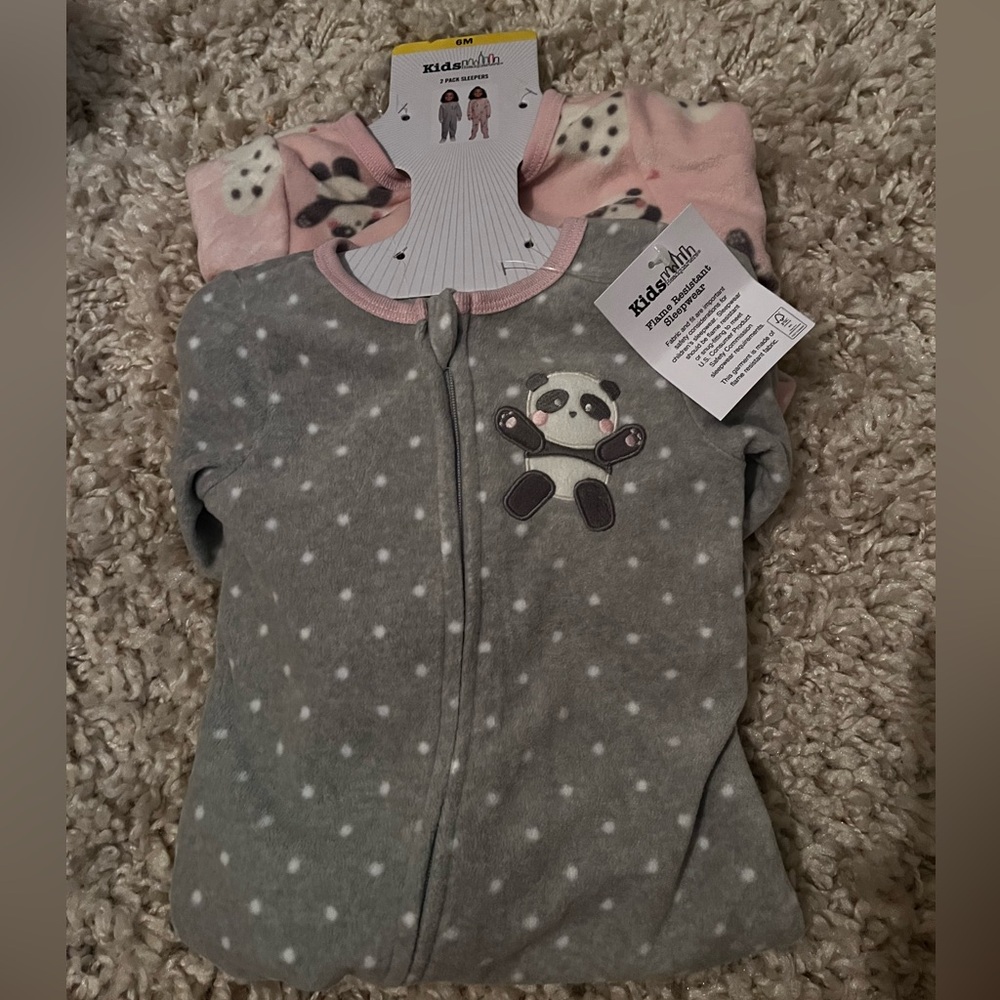 NWT 6M 2 pack sleepers